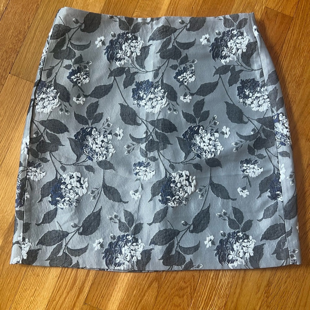 LOFT Midi Skirt with Beautiful Floral Print